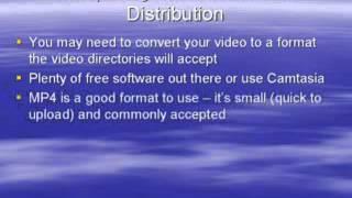 How to distribute video
