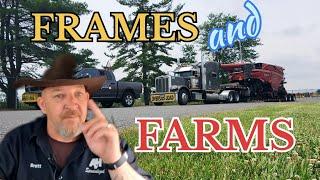 Ep. 237 Hauling a kenworth W900 to the frame shop,  a 11 wide cart to Irwin pa and a 52k combine