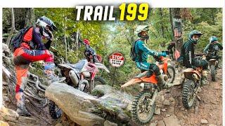 Tard Enduro Bros vs HARDEST Trail At Hatfield McCoy! - Buffalo Mountain