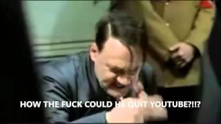 Hitler Reacts to King Crocoduck Quitting YouTube