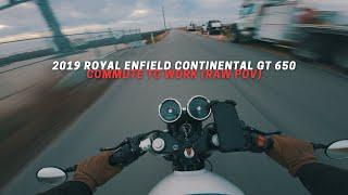 Commute to Work | Royal Enfield Continental GT 650 | Pure Engine Sound POV | DJI Osmo Action 4 [RAW]