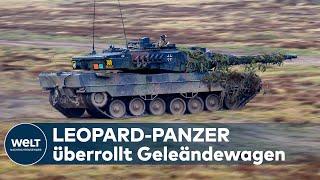 Kampfpanzer kollidiert bei Übung mit Geländewagen: zwei tote Bundeswehrangehörige