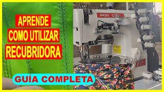 Como utilizar máquina Recubridora o Collareta ▶️ CURSO BÁSICO GRATIS