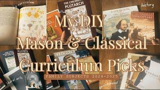 Charlotte Mason & Classical Education Curriculum for 2024-2025 | My DIY Family Resource Picks