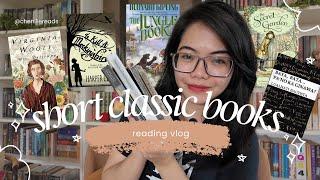 short classic books to read | books you can read in a day | reading vlog 