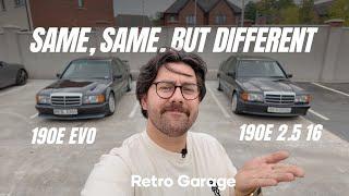 Mercedes 190E Evo 1 vs 2.5 16 Cosworth Key Differences | DTM Homologation cars