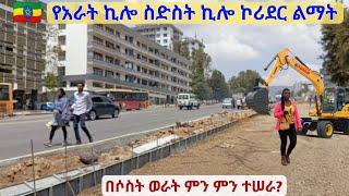 የአራት ኪሎ - ስድስት ኪሎ መጠነ ሰፊ ኮሪደር ልማት ተፋጠነ። Arat Kilo - Sidist Kilo Corridor Dev't Walking Tour.