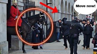 Armed Police Officer stepped in and dealt with Tourists that Don't Listen!