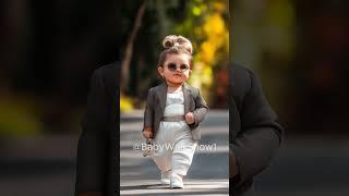 Cute Baby Fashion Show  #baby #cutebaby #babyvideos #babydance #babyshorts #AI #runway #fyp