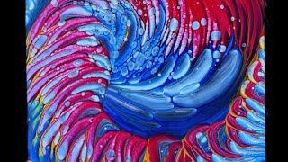 299 Fluid Art Split Cup Cloud Pour #artstyle #arts