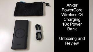 Anker Wireless Power Bank Powercore III 10K External Battery Qi Charger Unboxing and Review UK