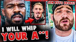 Jon Jones SNAPS + says he will WHOOP Tom Aspinall's A**! Sean Strickland has words for Jon Jones!