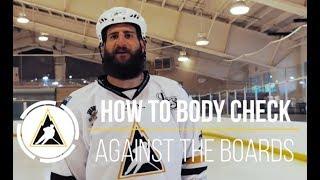 MHH Hockey Tutorials: How To Properly Make A Body Check Against The Boards