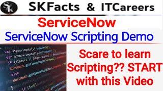 ServiceNow Scripting || #ServiceNow #skfacts #Scripting