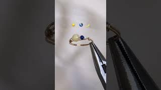 How To Make Cute Bead Wire Wrap Ring  | Wire Wrap Jewelry Business 