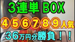 【競馬検証】40万円投資！3連単BOX④⑤⑥⑦⑧⑨人気で買ってみた！