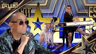 Pareja consiguen tocar el PIANO colgados en el AIRE | Audiciones 04 | Got Talent España 2024