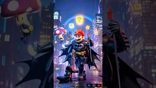 Batman + Mario Bros Hybrid: The Ultimate Hero Transformation!