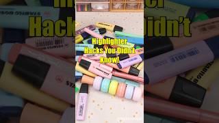 Highlighter Hacks You Didn’t Know! #shorts