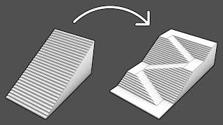 Rhino Tutorial I Stepped Ramp Modeling