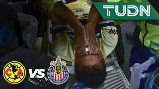 ¡Entrada de cárcel! El Pollo Briseño lesiona a Giovani Dos Santos| América Vs Guadalajara | TUDN