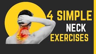 4 simple neck pain relief exercises by Nityal Physio