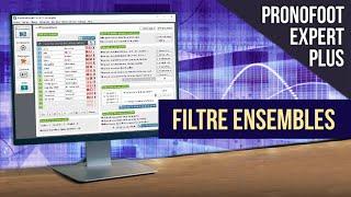 Démo Live #3 PronoFoot Expert Plus - Filtre ensembles