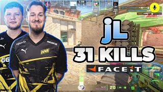 CS2 POV | jL Faceit Ranked with s1mple (Mirage) Voice Comms 31-14