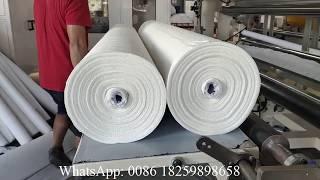 Automatic maxi roll toilet tissue paper embossing machine