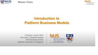 SEARA- Introduction to Platform Business Model-Prof Jochen Wirtz