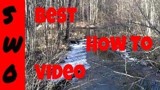 Mink and Muskrat Trapping Small Rivers and Streams Part 1 (sets and location)