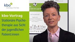 Stationäre Psychotherapie aus Sicht der jugendlichen Patientinnen und Patienten