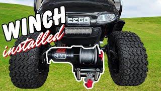 Easy Golf Cart Winch Install and How to Mount:  Step-by-Step DIY Tutorial | BOLT-ON SOLUTION!