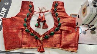 New model trending blouse design cutting and stitching |paithani saree blouse design |blouse design