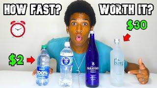 Cheap vs Expensive Water Chug - 100 ounces Fast!