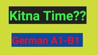 B1 Level GERMAN| Kitna time lagta h B1 Learn karne me| A1-B1 level German language| ADITYA Sharma