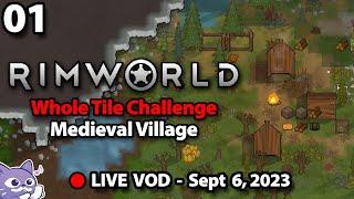 Covering the Entire Tile with a Medieval Village - Rimworld | Sept 6, 2023