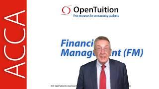 Introduction to the ACCA Financial Management (FM) Exam