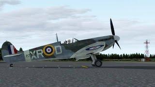 A2A Spitfire - Tutorial startup, flying, landing, shutdown