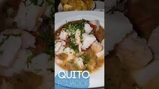 Ceviche in Quito, Ecuador  Ceviche de Camarón #ecuador #southamerica #travel #food #seafood