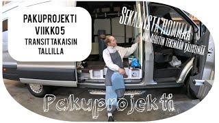 Pakuprojekti // viikko 5 // ewonavillat, väliseinä ja muuta sekalaista hommaa