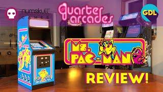 Mini Ms Pac-Man! Quarter Arcades Ms Pac-Man Review! A 1/4 (quarter scale) replica of arcade classic!