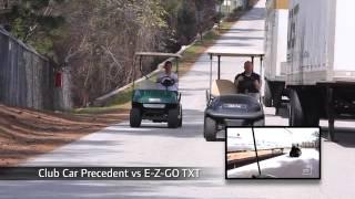 Club Car Precedent Golf Car vs. E-Z Go RXV & TXT and Yamaha Drive