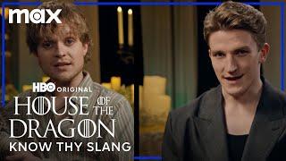 Ewan Mitchell & Tom Glynn-Carney Teach British Slang | House of the Dragon | Max