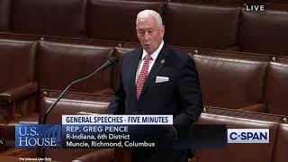 Greg Pence recognizes the work of VP Pence, Coronavirus Task Force, Doctors and Manufacturers