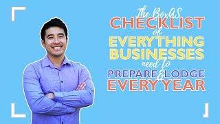 The Ultimate Checklist of Essential Lodgements for your Business | Box Tips