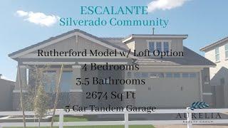 Escalante in Surprise, AZ - Model Home Virtual Tour Rutherford with Loft