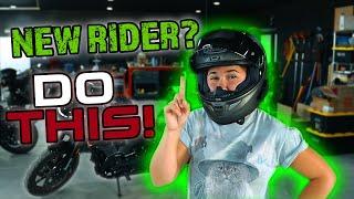 BEST Tips for Beginner Motorcycle Riders - Cranking the Hog Ep.4