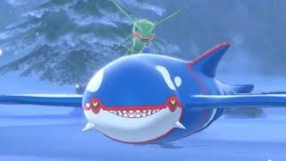 Kyogre is happy when Rayquaza is mad