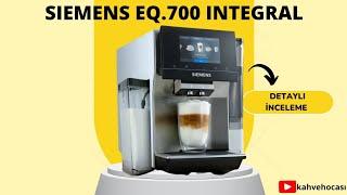 Siemens EQ.700 Integral tam otomatik kahve makinesi inceleme videosu